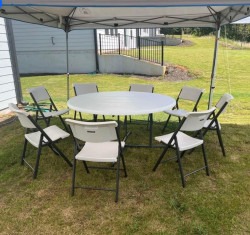 5ft Round table open with chairs 1706896392 Round Tables
