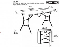6ft Lifetime table open fold with dimentions 1706885027 6-Foot Table