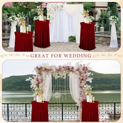 bar heigh floding tables cover great for wedding 1712315823 Bar Height Table Skirt / Table Cloth