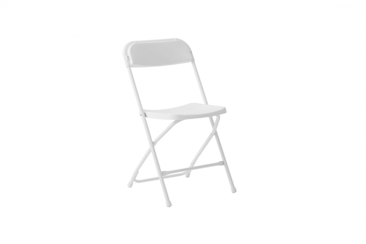 Chairs - 300 lb capacity White Folding