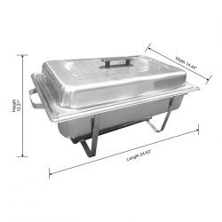 3 Demntions 1722169674 Stainless Steel Royal Chafer