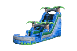 Blue Crush Water Slide 18 ft height